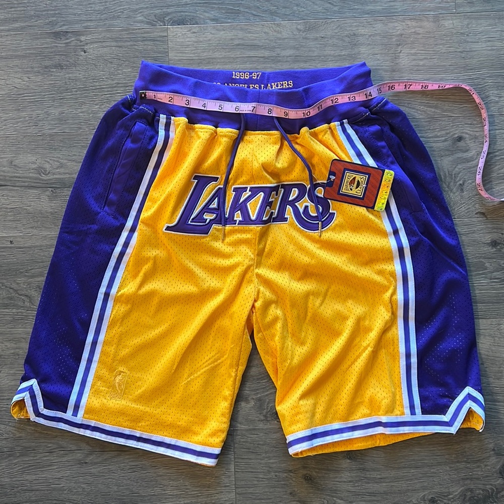 New lakers basketball shorts